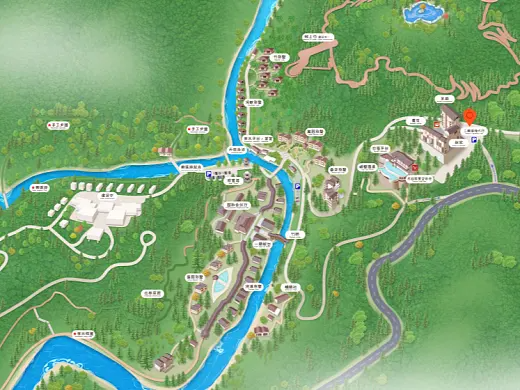 鹿邑结合景区手绘地图智慧导览和720全景技术，可以让景区更加“动”起来，为游客提供更加身临其境的导览体验。